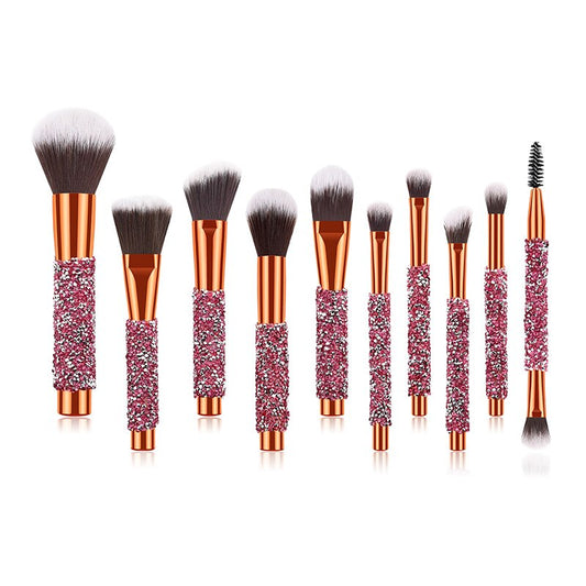 Pink Diamond Fantasy Brush Collection- 10 pieces