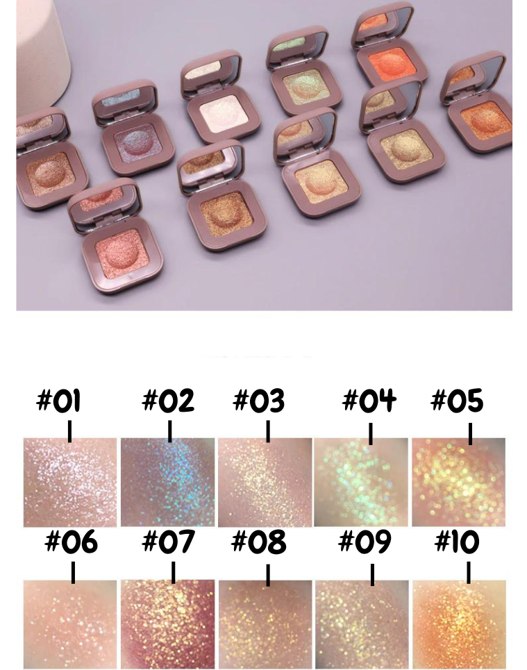 Shimmering Powder Eyeshadow- Petite single eyeshadow