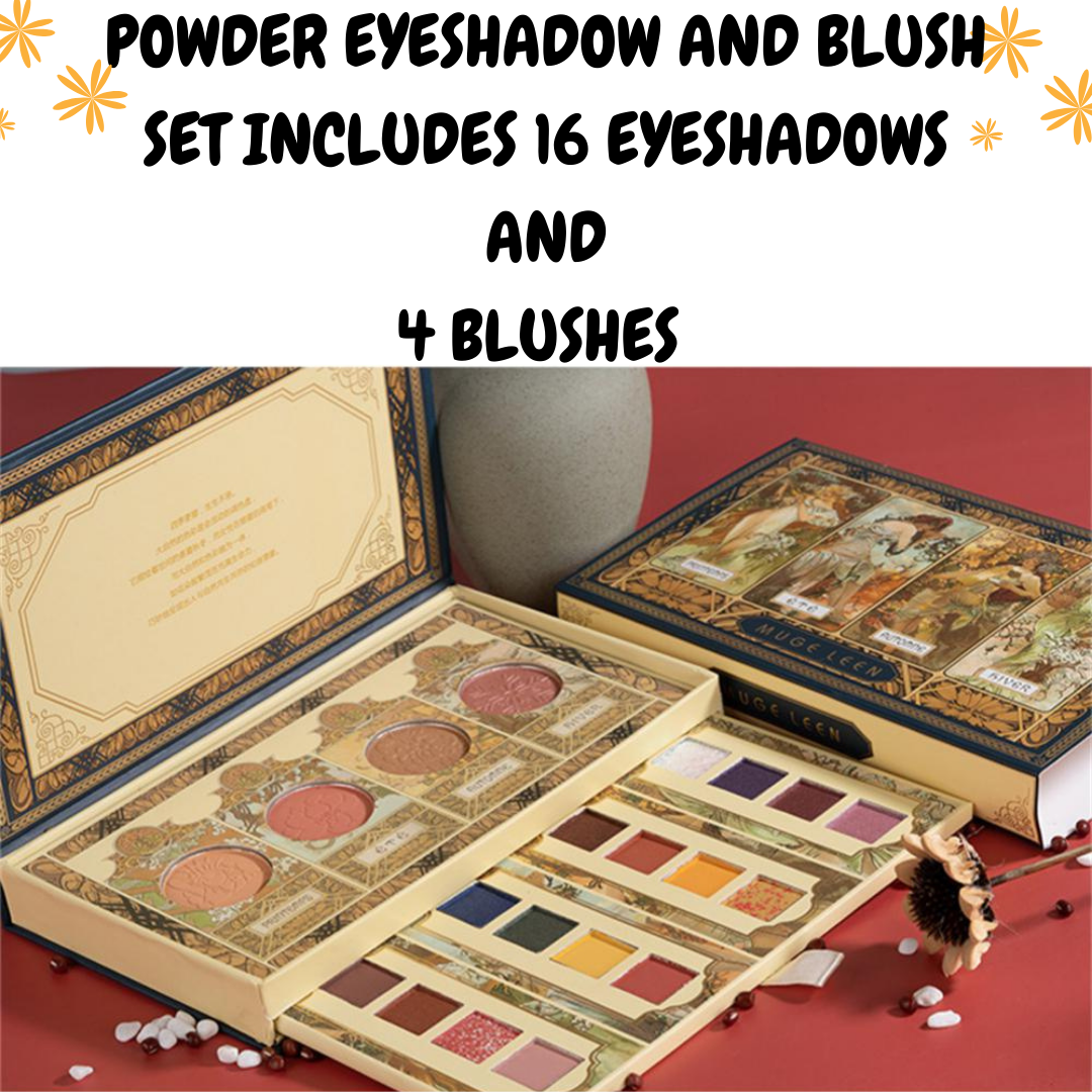 Eyeshadow and Blush Palette Set- Renaissance Eyeshadow and Blush Palette Set